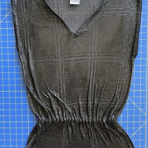 GIANNI VERSACE c. 1983 Vintage Oroton Metal Mesh Chainmail - Picture 5 of 5